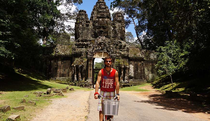 Angkor Wat by bicycle