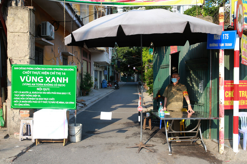 Green zone set up in Hanoi