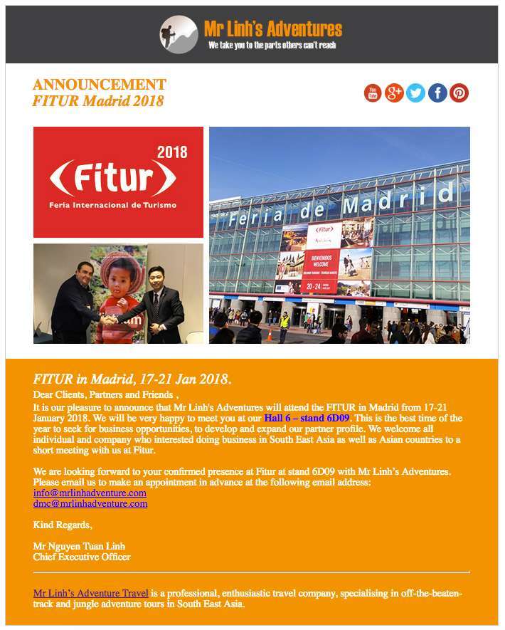 FITUR in Madrid 2018