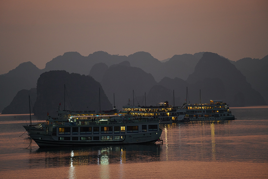 Famous Halong Bay halong