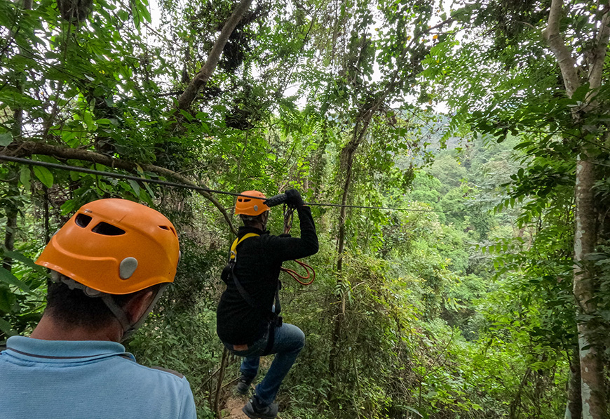 Team Building activities zipline